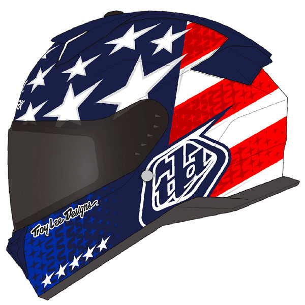 Shark Helmets Shark skwal i3 us flag brw